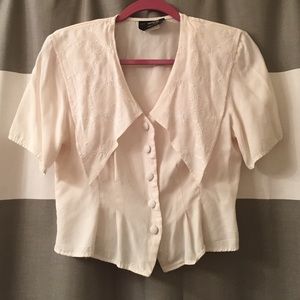 Vintage high wasted blouse