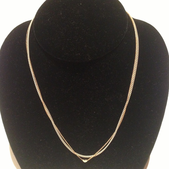 White Heart Necklace