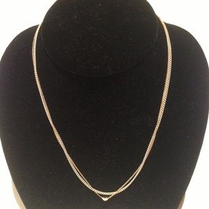 White Heart Necklace