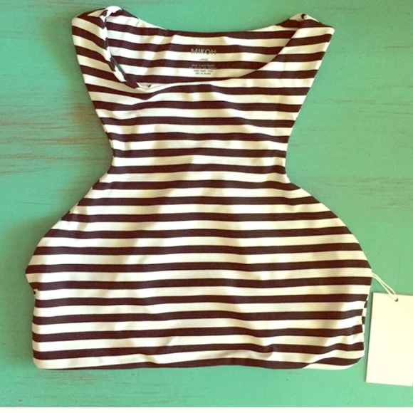 💜️SOLD💜Mikoh SWIMWEAR BARBADOS RACERBACK  line L