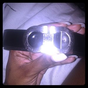 Authentic Unisex Feragamo belt small buckle