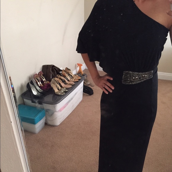 Black One Shoulder Dress