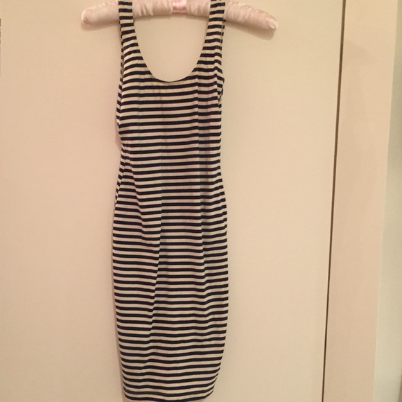 American Apparel Blue and White dress