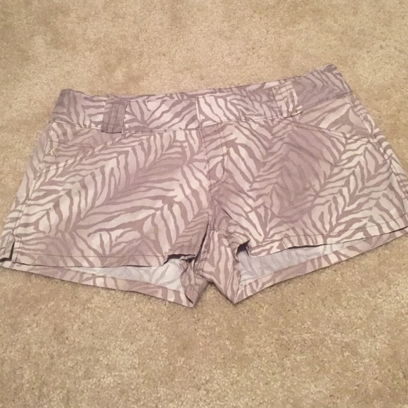 Express Other - 🚫🚫 sold Express grey zebra print shorts size 12