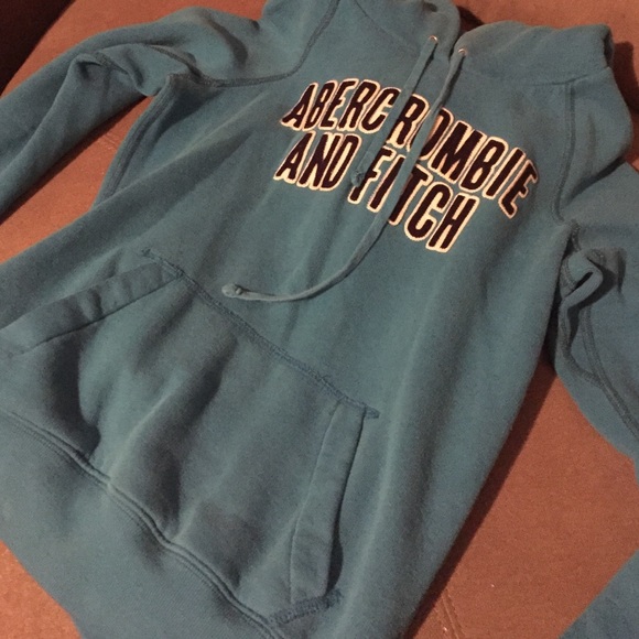 @amw1980 Blue Abercrombie and Fitch hoodie