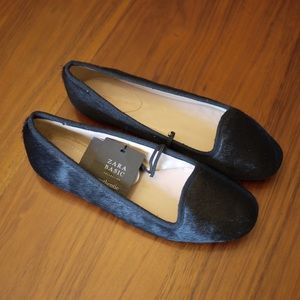 [NWT] Zara Pony Hair Loafers