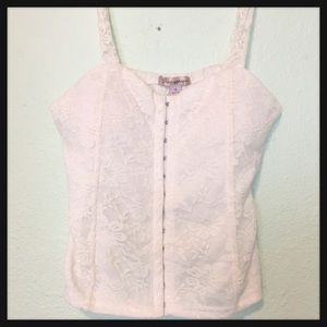 White Corset Tanktop 💞