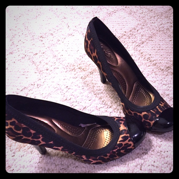 Leopard Pumps. So comfortable.