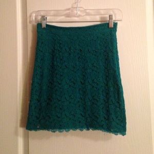 Cute fitted lace skirt