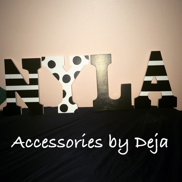 Custom Painted a Letters