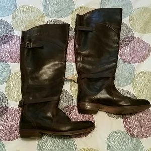 Frye 'Dorado Riding' dark brown leather boots