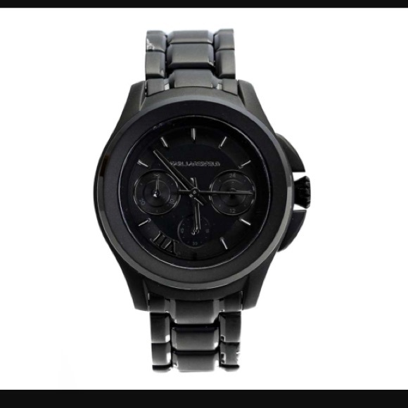 Karl Lagerfeld black matte watch