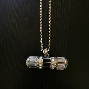 Unique rod jeweled necklace