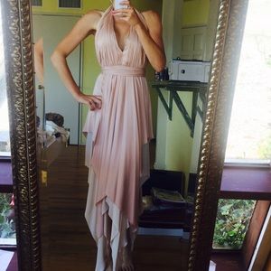 Alice and Olivia chiffon prom dress