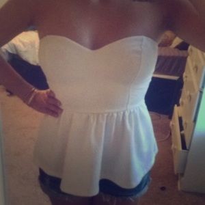 Urban Outfitters strapless top