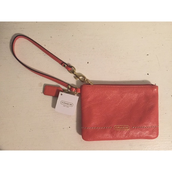 Orange Coach Wallet