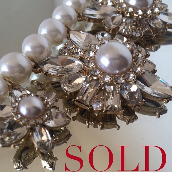 Pearl & Rhinestone Necklace