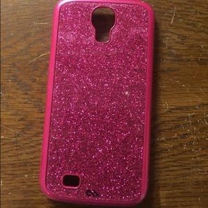 Galaxy 4 pink sparkled phone case!