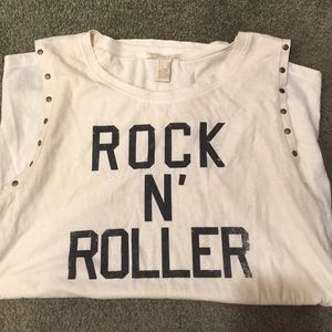 forever 21 rock 'n roller muscle tank