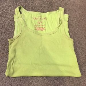 lime green aeropostale tank