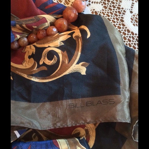 Silk Scarf by Bill Blass - Picture 4 of 8