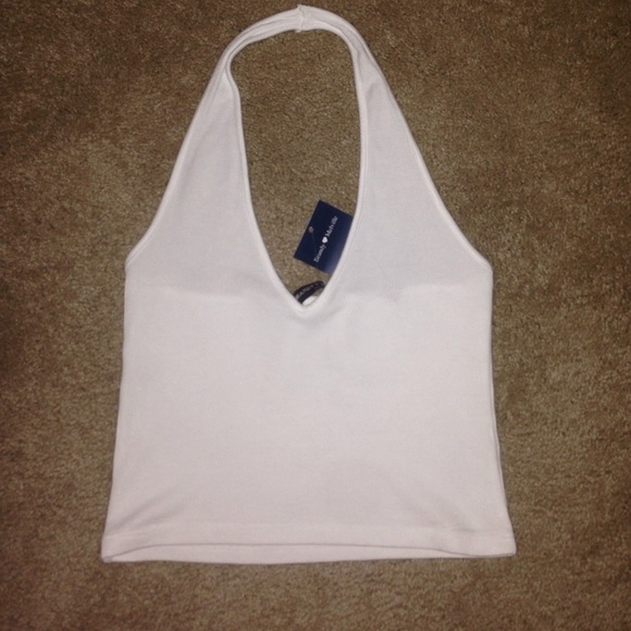 Brandy Melville white Lena halter