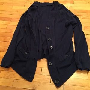 Navy cardigan