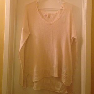 oversized v-neck sweater
