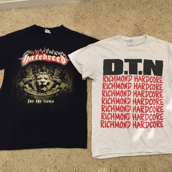 Hatebreed & Down To Nothing band t-shirt bundle
