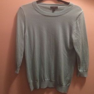 J. Crew mint merino wool sweater