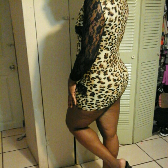Micro Mini Leopard Print Cocktail Dress