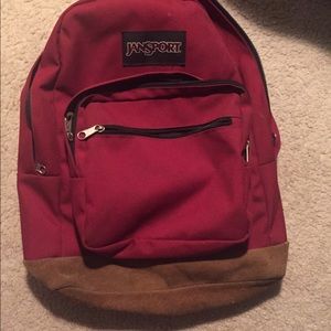 Maroon Jansport Backpack