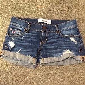 hollister midi shorts