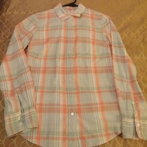J. Crew the perfect shirt size 2 100% cotton