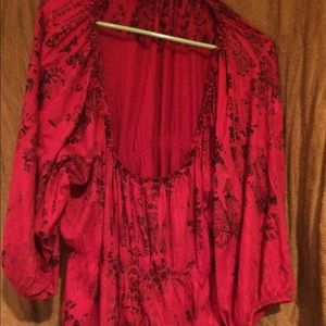 2X plus stretch/comfy office top.