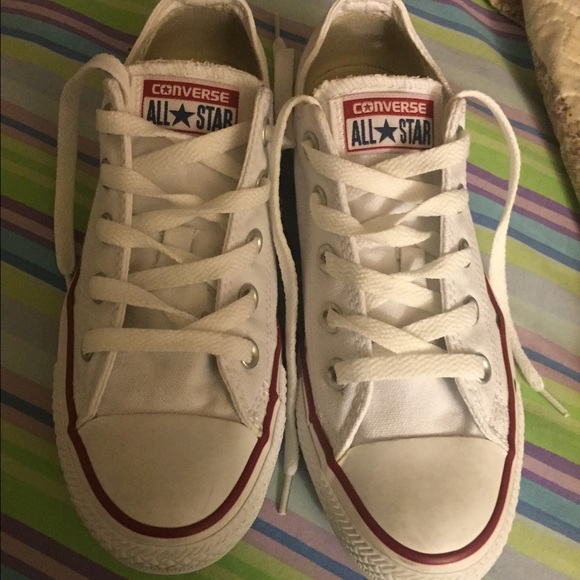 Converse Shoes - white low top converse!!