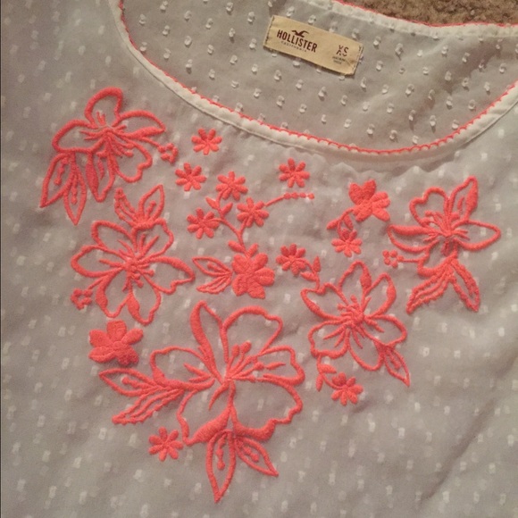 Hollister coral easy fit top - Picture 2 of 2