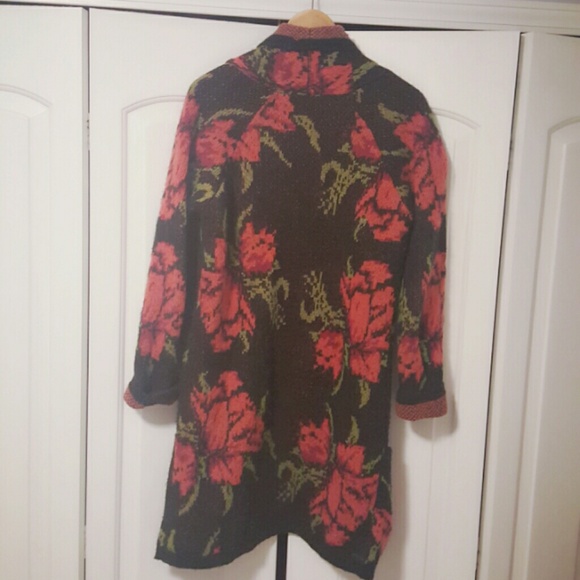 Rare! Free People Flower Power Cardigan Jacket - Picture 3 of 4