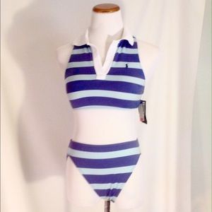 NWT Ralph Lauren Sporty Swim Suit. Sz. 8