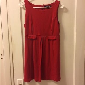 **SOLD** Red Tank Dress with Faux Pockets
