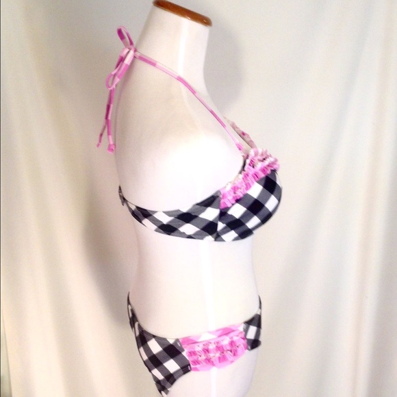 NWT💫 Joe Boxer Black & Pink Swim Suit Sz. Lg - Picture 3 of 4