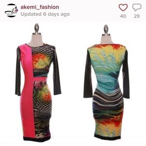 Reserved Bundle multi way wrap & bodycon dress