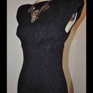 Gorgeous ABS by Allen Schwartz Backless Black Gown
