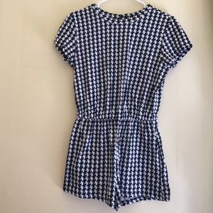 Houndstooth T Shirt Romper