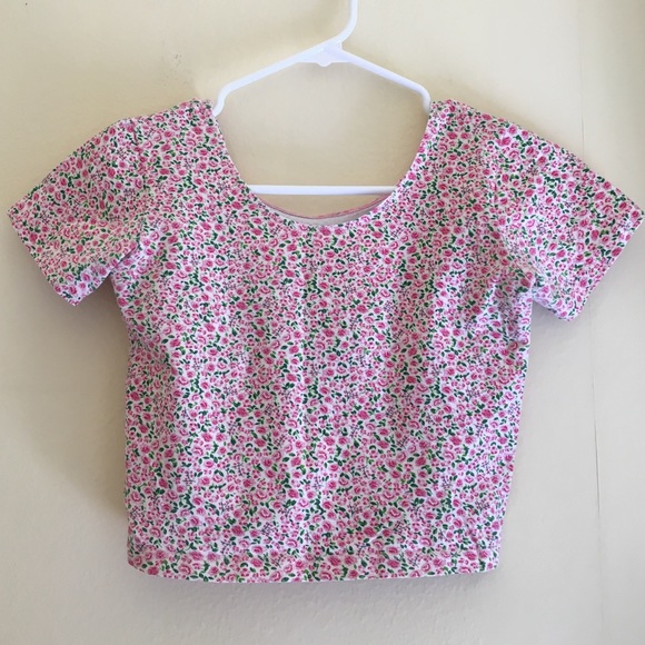 SOLD Floral Crop Top