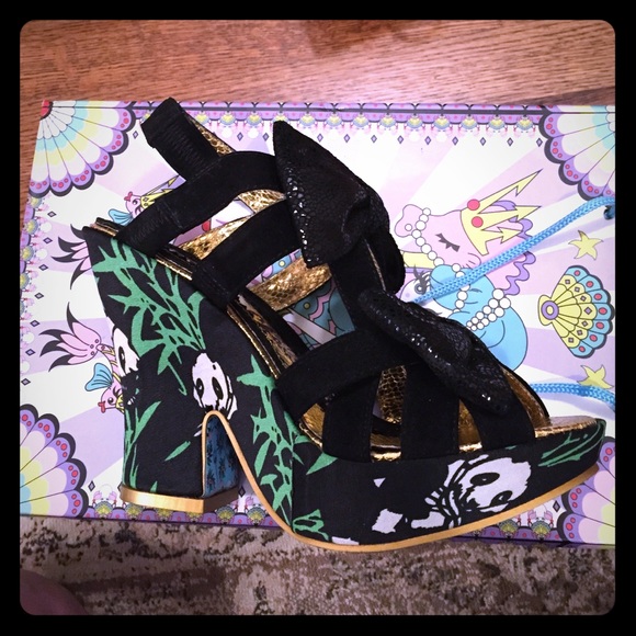 irregular choice panda shoes