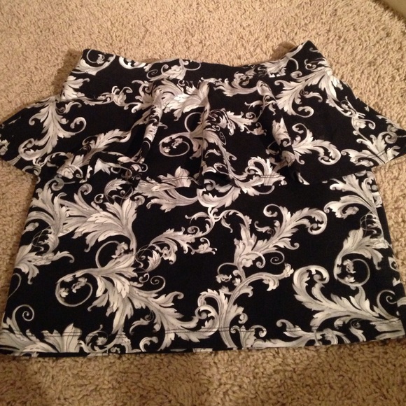 Peplum skirt