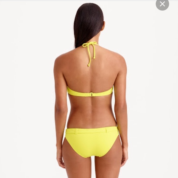 🔴 SOLD J. Crew Italian Matte Bikini / Hipster Set - Picture 2 of 4