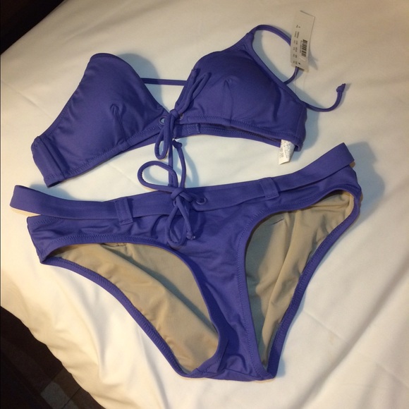 🔴 SOLD J. Crew Italian Matte Bikini / Hipster Set - Picture 4 of 4