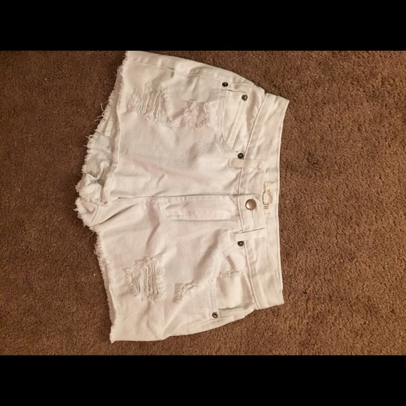 White F21 Shorts